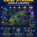 Tips anti lose streak Mobile Legends untuk pemain Epic sampai Mythic. Pelajari strategi push rank, draft hero, dan gameplay agar menang lebih stabil.