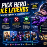 Tips pick hero Mobile Legends yang efektif untuk menang di Ranked Match, mulai dari role, meta, counter hero, hingga komposisi tim agar push rank lebih stabil.
